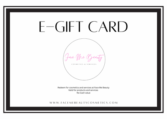 Face Me Beauty Electronic Gift Card